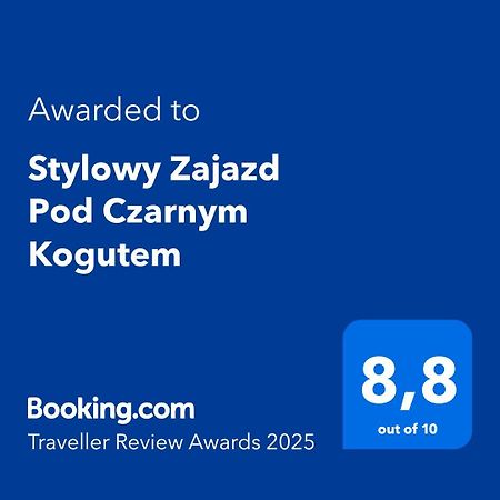 Stylowy Zajazd Pod Czarnym Kogutem Czarna  Eksteriør bilde